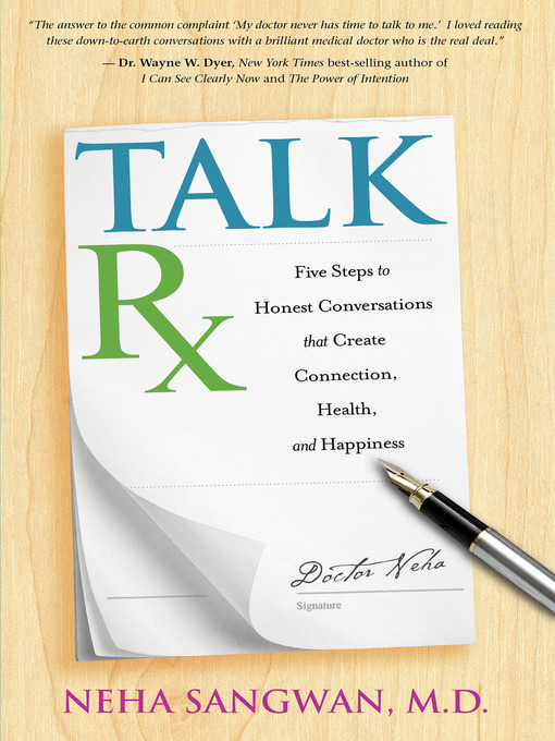Title details for Talk Rx by Neha Sangwan, M.D. - Available